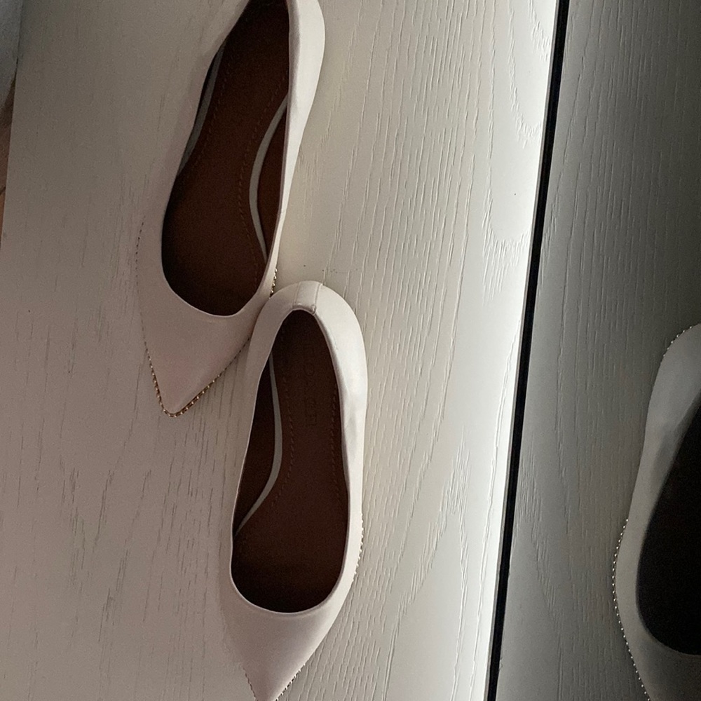 Brand new never worn coach beautiful flats. They are very classy.